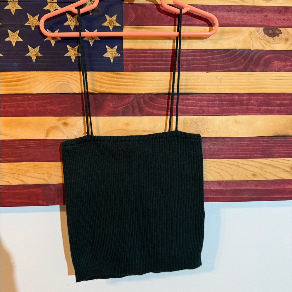 Brandy Melville Dark Green Camisole Top